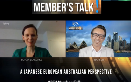 A Japanese European Australian Perspective - Sonja Blaschke with Raj Suri